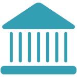 blue bank icon blue bank icon